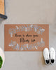 Home is Where Your Mom is Floral Indoor Outdoor Doormat Floor