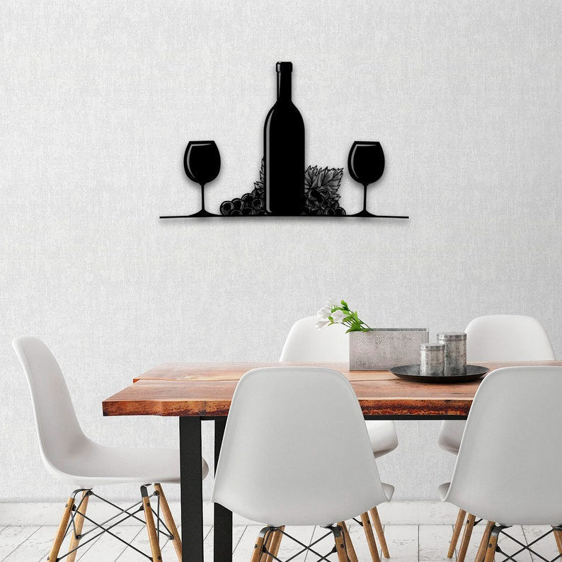 Drink Wine With Me - Metal House Sign