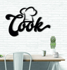 Cook chef hat kitchen decor - Cut Metal Sign