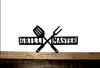 Grill Master Bbq Decor Barbecue - Cut Metal Sign