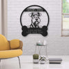 Airedale Terrier Dog Lovers Funny Personalized Metal House Sign