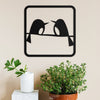 Two Birds Facing Each Other Bird Lovers | Decor Wall Art - Cut Metal Sign