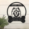 Chow Chow Dog Lovers Funny Personalized Metal House Sign