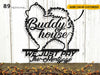 Pomeranian's house We just pay the Mortgage - Personalized Metal House Sign