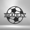 Football is life  - Personalized Cut Metal Sign