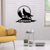 Wolf Lovers Personalized Metal Wall Art