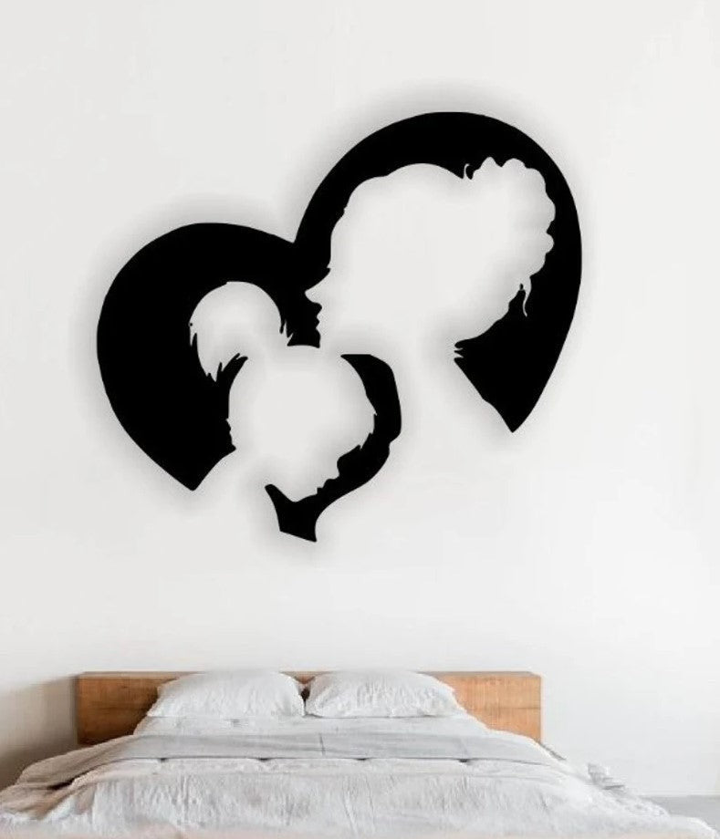 Daughter and Mother - Metal House Sign