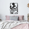 Custom Name Lotus Mother and Daughter - Metal House Sign