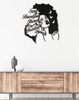 Black Girl Sexy Beautiful Strong - Metal House Sign