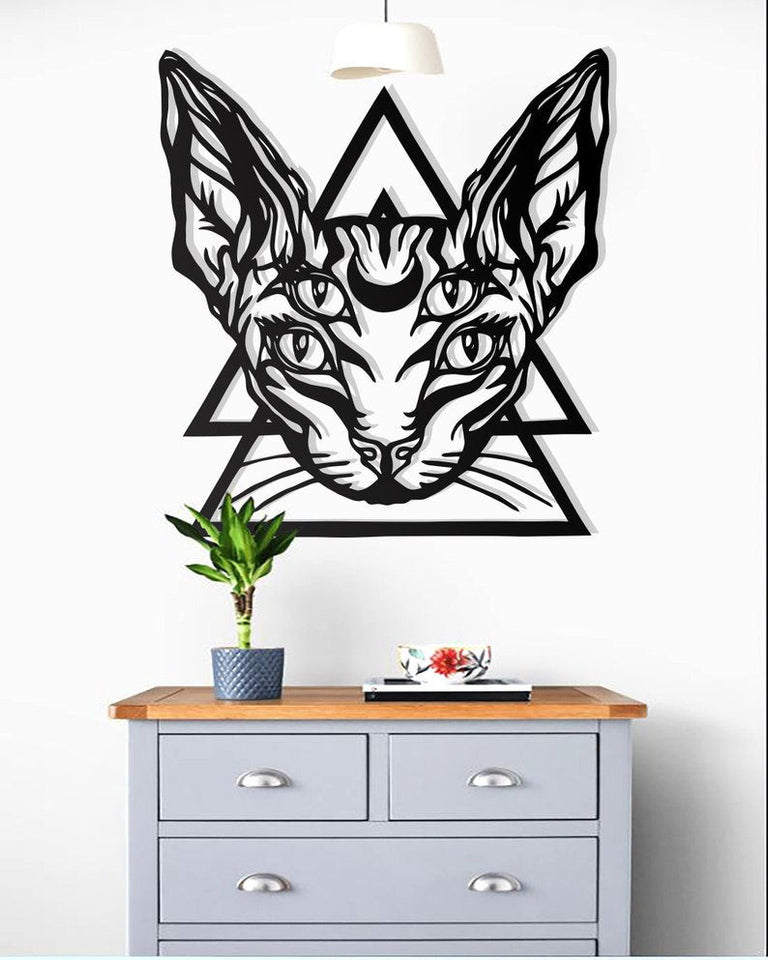 Siamese Cat Holds My Heart - Metal House Sign