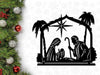 O Holy Night Heat Transfers Christmas - Cut Metal Sign