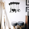 Love And Balloon Heart | Decor Wall Art - Cut Metal Sign