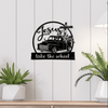 Jesus take the wheel - Cut Metal Sign