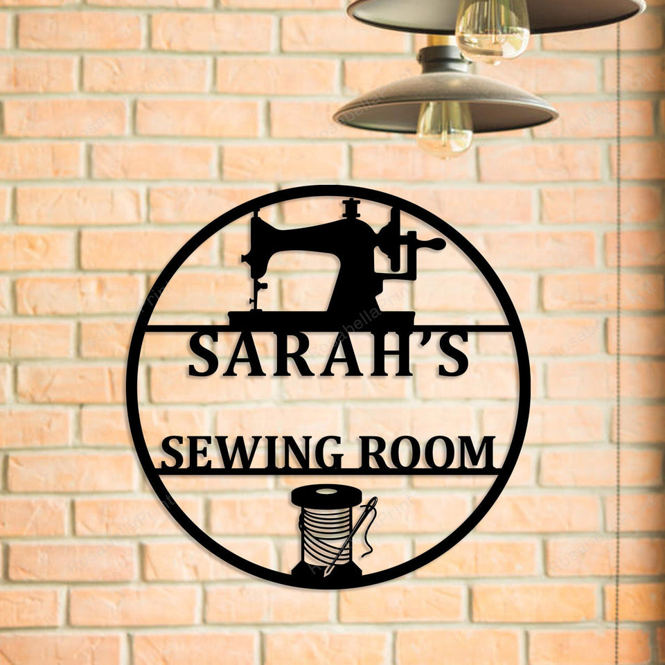 Personalized Sewing Machine Metal Sign Personalized Sewing Road Signs Metal Great Corvette Metal Signs For Garage