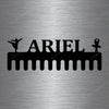 Dance Custom Name Medal Hanger Holder Display Rack 12 Hooks, Cut Metal Signs Dance Custom Bathroom Sign Cool Shop Signs For Garage
