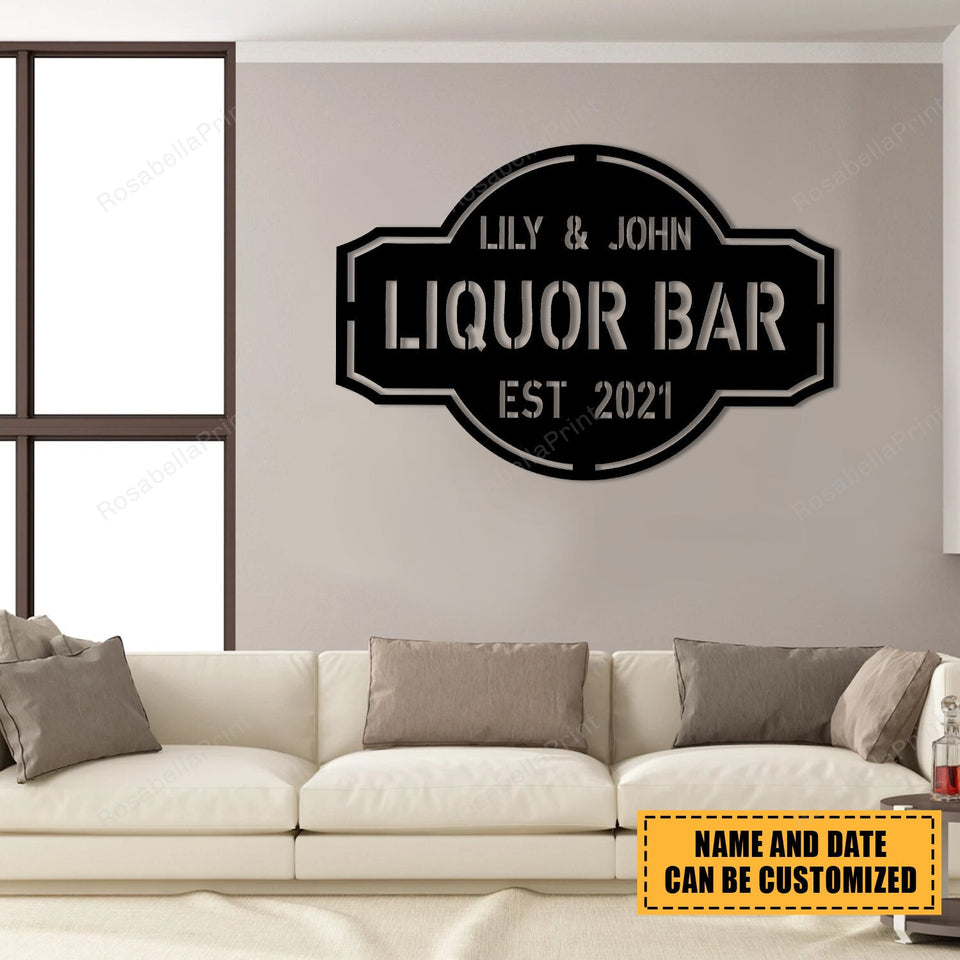 Personalized Metal Liquor Bar Signs Personalized Metal Personalized Outdoor Signs Small Warning Signs For Property
