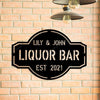 Personalized Metal Liquor Bar Signs Personalized Metal Personalized Outdoor Signs Small Warning Signs For Property