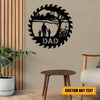 Personalized Father And Two Sons Metal Signs Personalized Father Coffee Signs Kitchen Decor Small Signs For Garden