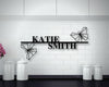Personalized Metal Butterfly Signs Personalized Metal Fence Signs Decoration Nice Shop Signs For Garage