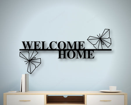 Personalized Metal Butterfly Signs Personalized Metal Fence Signs Decoration Nice Shop Signs For Garage