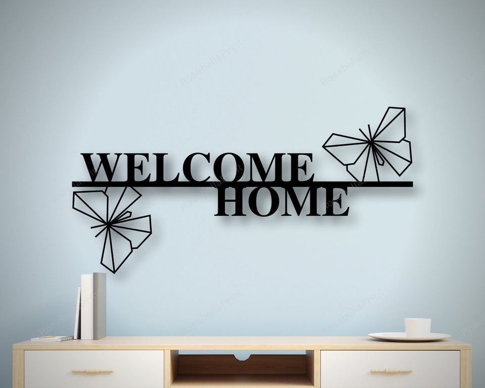 Personalized Metal Butterfly Signs Personalized Metal Fence Signs Decoration Nice Shop Signs For Garage