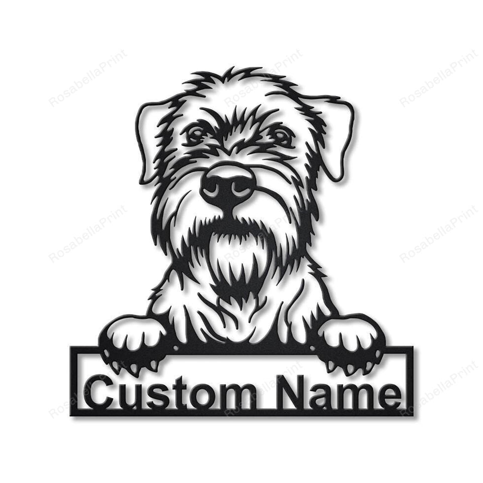 Personalized Wheaten Terrier Dog Metal Signs Personalized Wheaten Personalized Outdoor Signs Fit Corvette Metal Signs For Garage