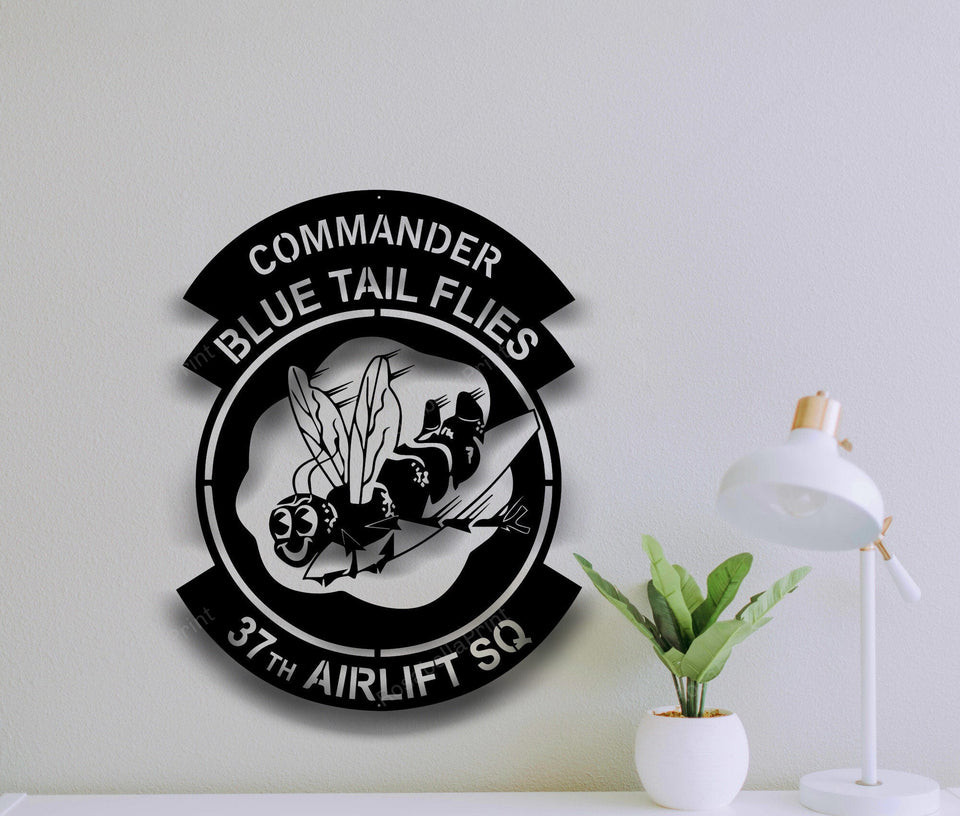 Blue Tail Metal Sign Blue Tail Retro Kitchen Metal Signs Fit Outdoor Signs For Backyard