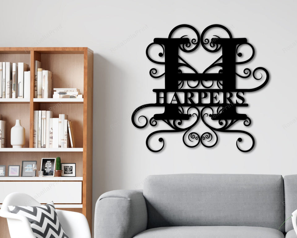 Metal Monogram Sign Metal Monogram Kitchen Signs Wall Decor Attractive Farmhouse Signs For Kitchen