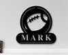 Christmas Gift, Personalized Metal Football Sign Christmas Gift Funny Yard Signs Plain Garage Signs For Men Funny