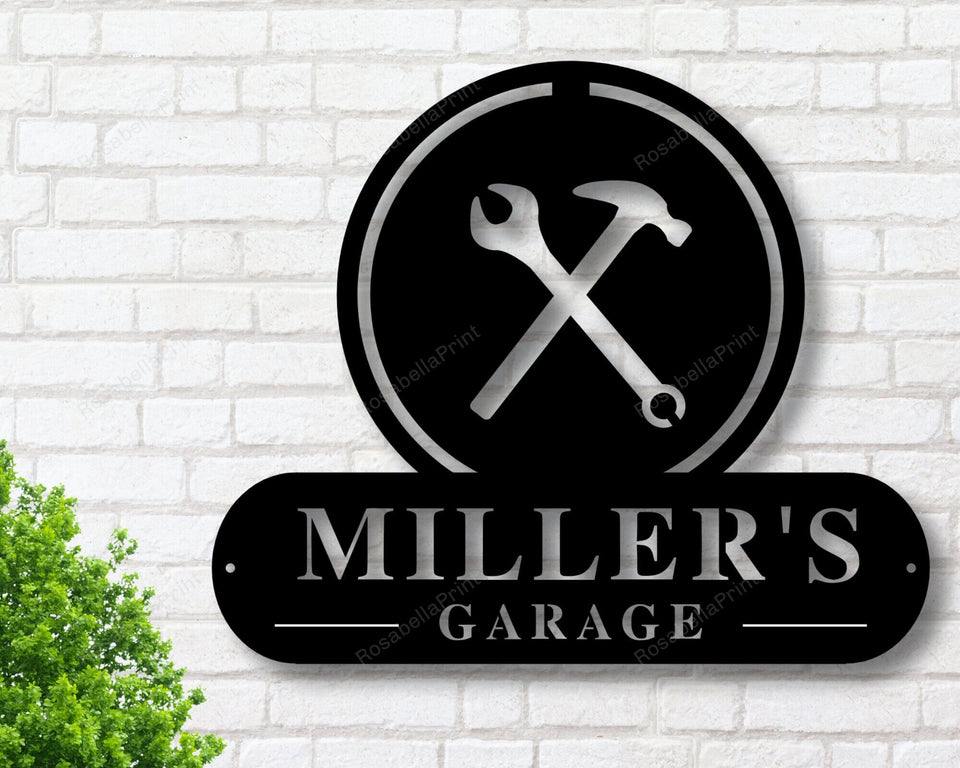 Christmas Gift, Personalized Garage Sign Christmas Gift Man Cave Signs Tiny Door Signs For Home