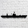 Rosabellaprint U.s.s. Mount Whitney Llc20 Navy Ship Metal Art, Custom Us Navy Ship Cut Metal Sign Rosabellaprint U.s.s. Home Decor Signs Metal Small Funny Signs For Home Decor