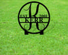 Rosabellaprint Valentines Day Gift, Round Personalized Metal Monogram Signs Rosabellaprint Valentines Outdoor Signs Plain Transformers Metal Sign