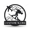 Personalized Skysurfing Sport Monogram Metal Sign Personalized Skysurfing Personalized Door Hanger Sign Plain Decorative Signs For Wall