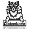 Personalized Selkirk Rex Cat Metal Sign Personalized Selkirk Customizable Sign Funny Metal Signs For Garage Man Cave