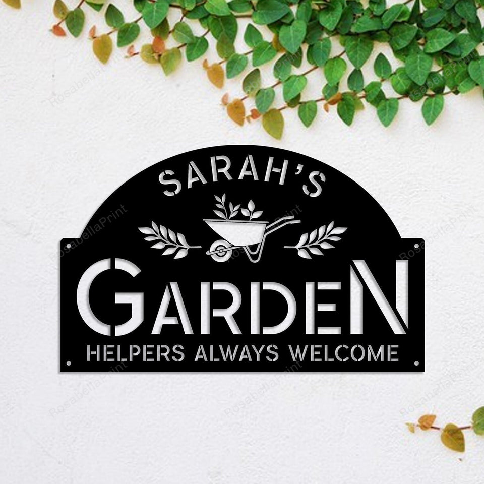 Metal Garden Sign Metal Garden Light Up Drink Sign Funny Metal Address Signs For Houses