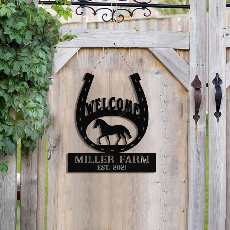 Personalized Metal Horse Hoof Shoes Sign Personalized Metal Nice Butt Sign Elegant Old Signs For Garage