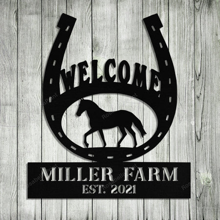 Personalized Metal Horse Hoof Shoes Sign Personalized Metal Nice Butt Sign Elegant Old Signs For Garage