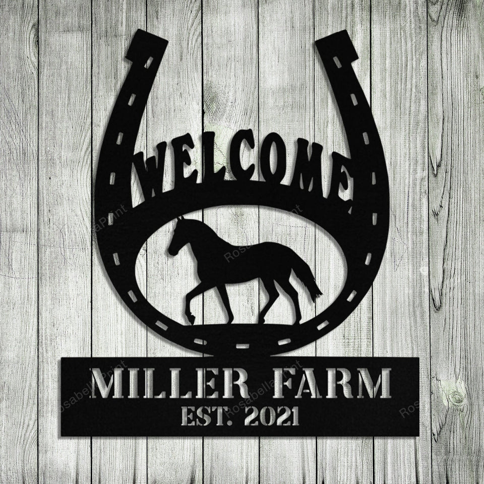 Personalized Metal Horse Hoof Shoes Sign Personalized Metal Nice Butt Sign Elegant Old Signs For Garage