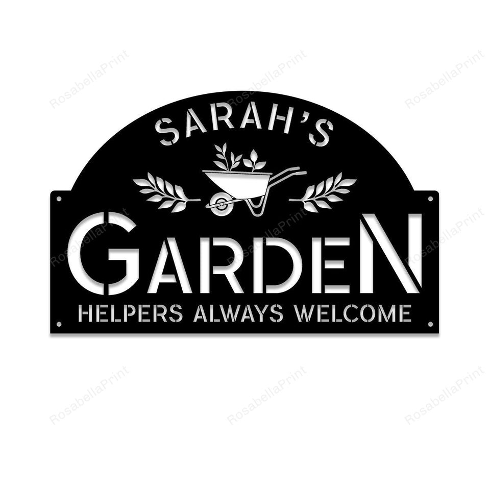 Metal Garden Sign Metal Garden Light Up Drink Sign Funny Metal Address Signs For Houses