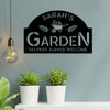 Metal Garden Sign Metal Garden Light Up Drink Sign Funny Metal Address Signs For Houses