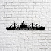 Rosabellaprint Uss Yancey Lka93 Navy Ship Metal Signs Rosabellaprint Uss Funny Outdoor Signs Great Outdoor Signs For Backyard