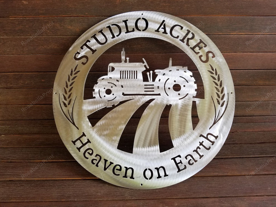 Rosabellaprint Ranch Sign Rosabellaprint Ranch Garage Signs Fit Metal Name Signs For Home