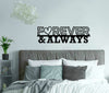 Personalized Forever & Always Metal Sign Personalized Forever Metal Signs Funny Small Bar Signs For Home Bar Decor