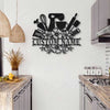 Baking Personalized Metal , Cut Metal Sign Baking Personalized Customized Signs Huge Outdoor Signs For Backyard