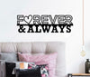 Personalized Forever & Always Metal Sign Personalized Forever Metal Signs Funny Small Bar Signs For Home Bar Decor