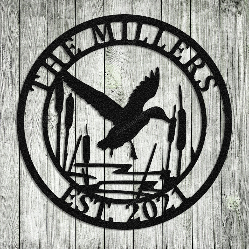 Duck Deer Hunting Hunter Metal Sign Duck Deer Custom Signs Outdoor Wonderful Personal Signs For Home Decor