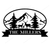 Personalized Family Name Deer Hunting Hunter Metal Signs Personalized Family Sign Men Clean Funny Signs For Man Cave