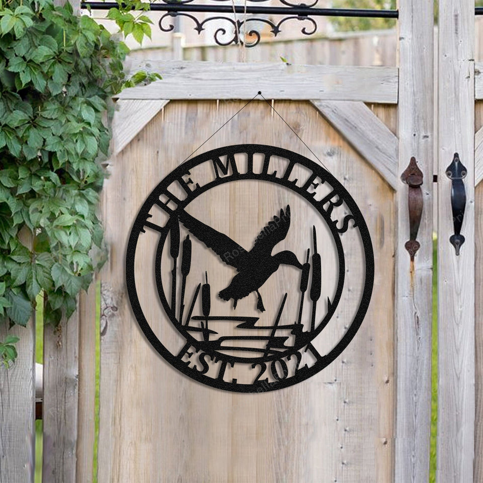 Duck Deer Hunting Hunter Metal Sign Duck Deer Custom Signs Outdoor Wonderful Personal Signs For Home Decor