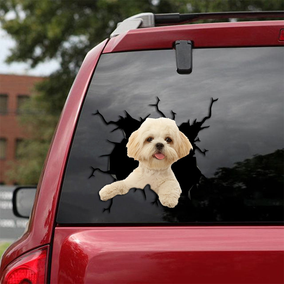 [th0002-snf-tpa]-shih-tzu-crack-sticker-dogs-lover