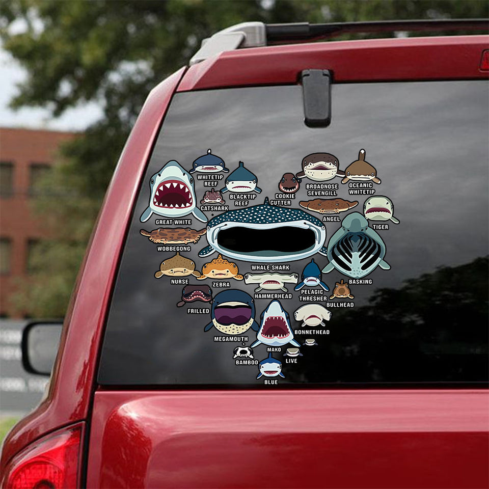 [ld0316-snf-tnt]-shark-crack-car-sticker